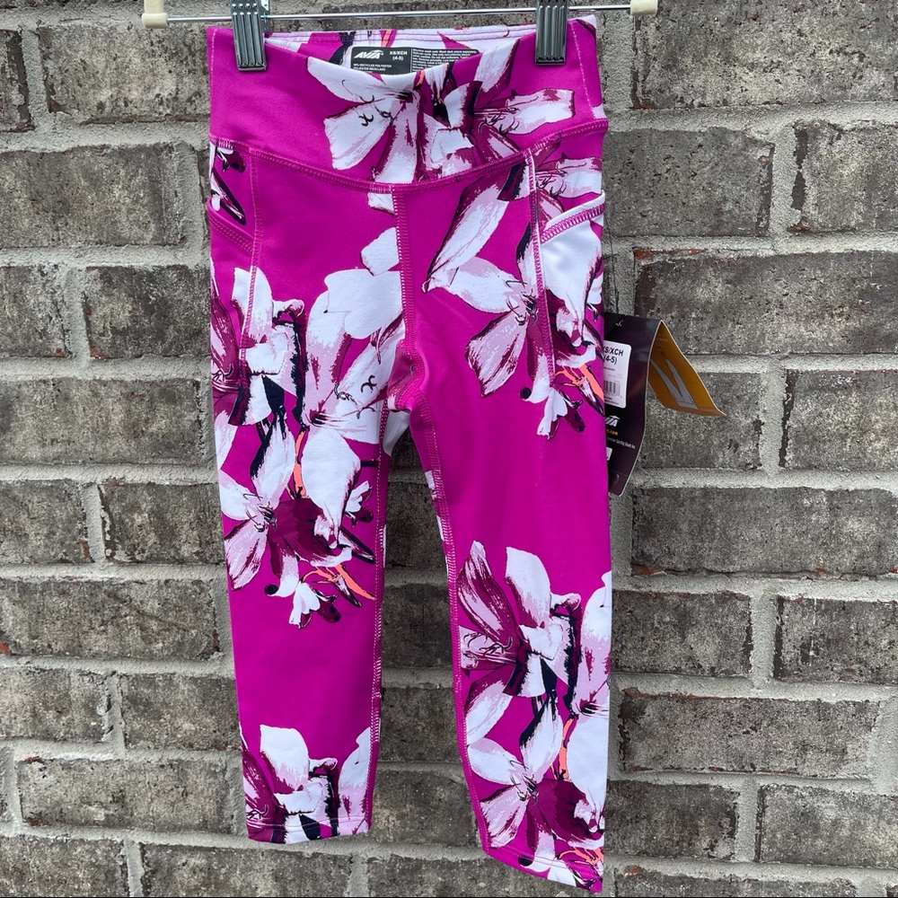 Avia Kids Exercise Leggings xs {New}